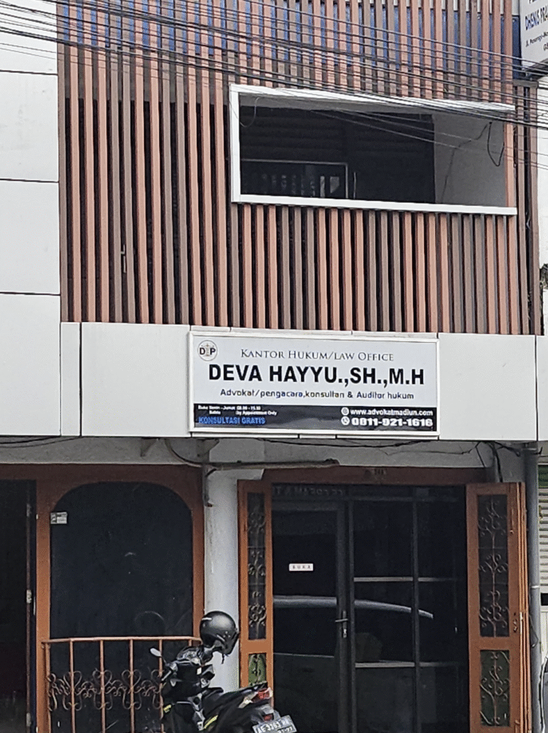 LOKASI KANTOR ADVOKAT PENGACARA MADIUN DEVA HAYYU.,S.H.,M.H