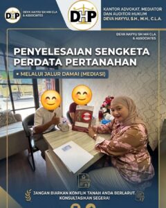 Mengutamakan Perdamaian: Keberhasilan Penyelesaian Sengketa Perdata Pertanahan